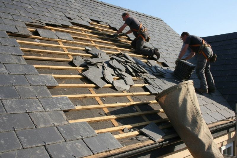 Slate Roof Repair detail